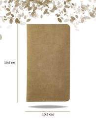 Кошелек классический светло-коричневый нубук 05008