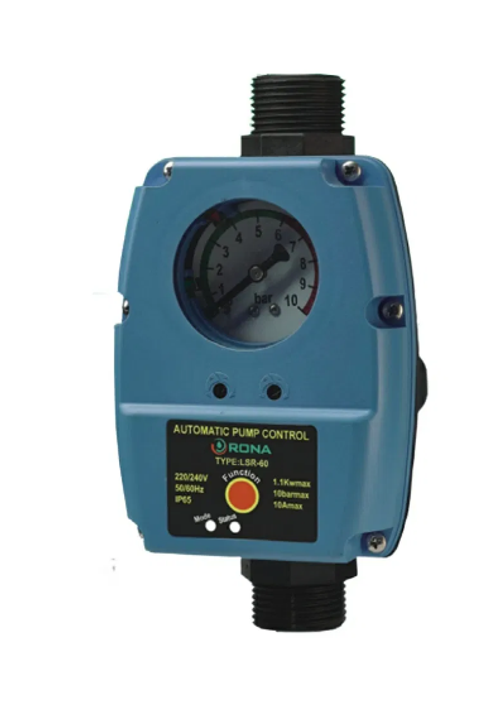 Реле управления насосом LSR-60 Rona 2 кабеля, 2 режима работы, перезапуск