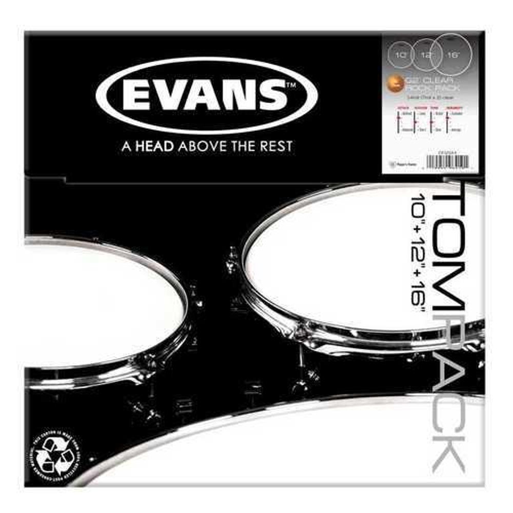 Набор пластика Evans ETP-G2CLR-R