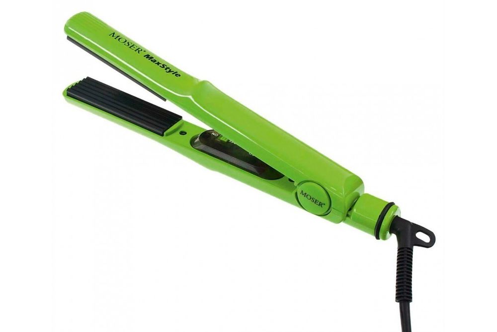 Щипцы-гофре Moser Crimper MaxStyle, 24х90 мм, 40 Вт, зеленые