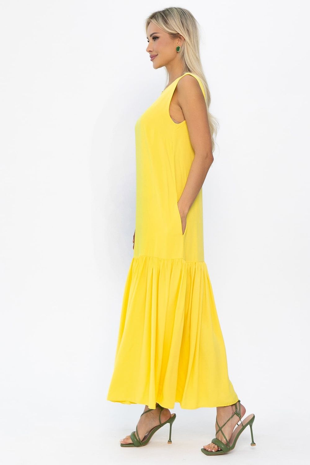 Платье Городской романс (желтое) П13898-21М LT Collection