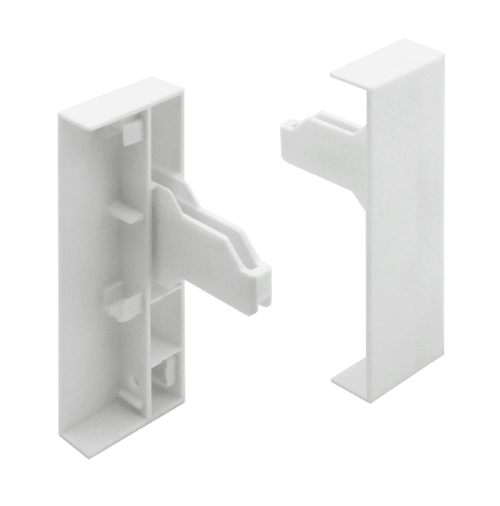 Соединитель передней панели для низкого внутреннего ящика LineBox H=88, белый AQ