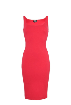 Платье-майка розовое 09-15SS