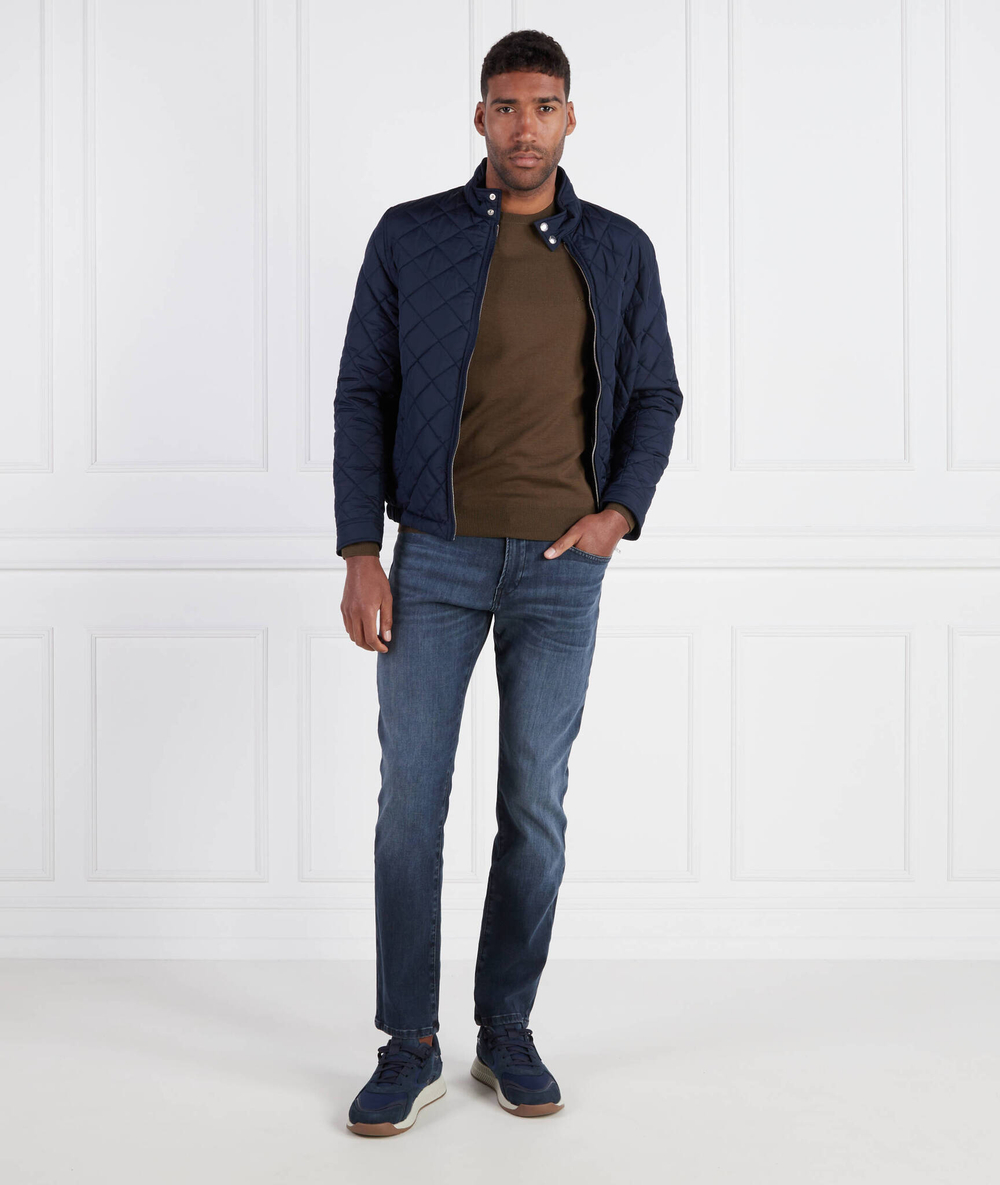 Хлопковый свитер botto-l BOSS BLACK - хаки(50476364)