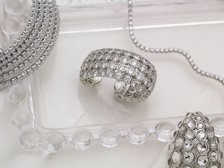 Кафф "Horn" 29мм, со стразами