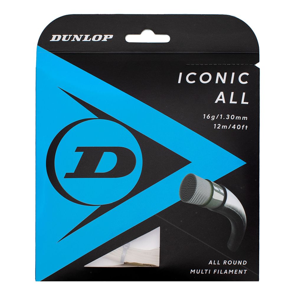 Струны теннисные Dunlop Iconic All String Set 12m - Ecru