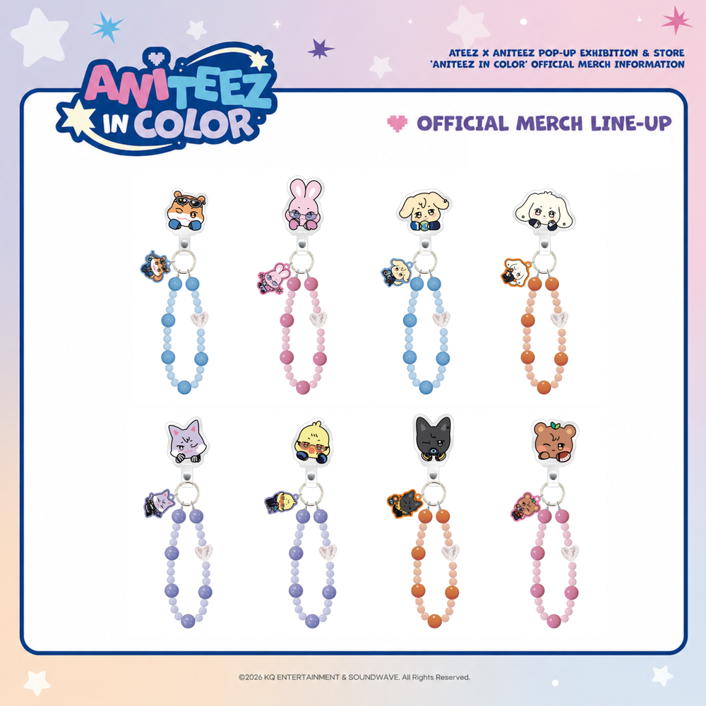 Бисерный ремешок для телефона ANITEEZ PHONE TAG BEADS STRAP