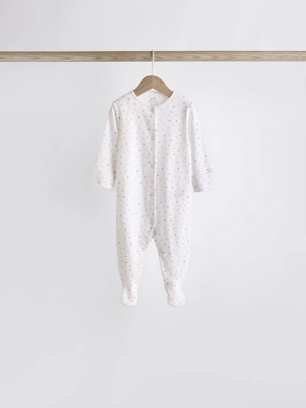 Комбинезон / Cлип для малышей Next K79-484, 7 шт., Белый