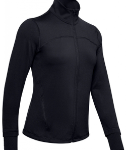 Женская Кофта теннисная Under Armour Women's Rush Full Zip - черный