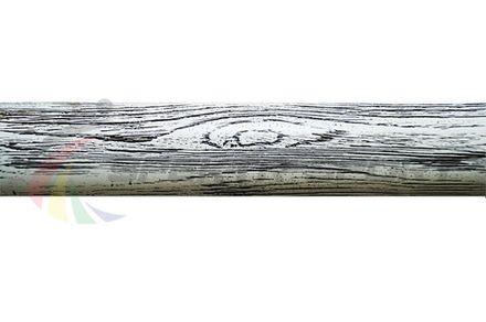 Деревянный поручень для хор. станков 2 м. Дуб (белый+черная патина)