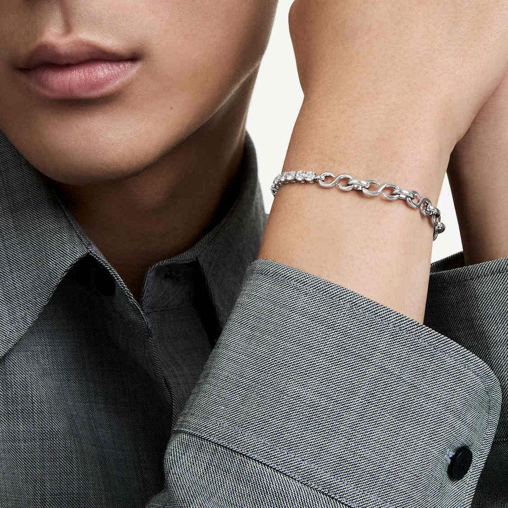 MATRIX:BRACELET CHAIN WHI/RHS