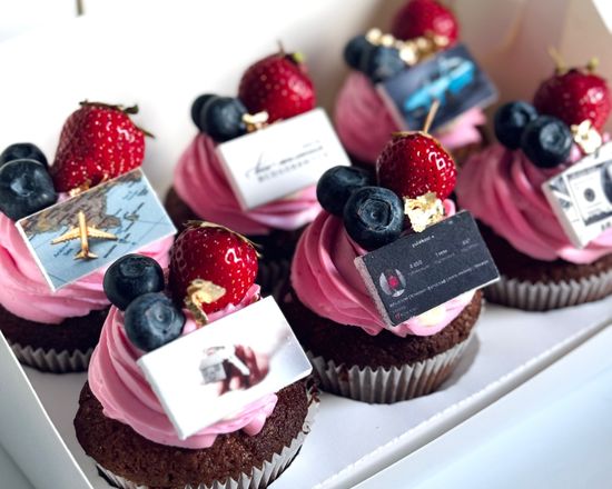 Капкейки на день рождение "пусть мечты исполняются"