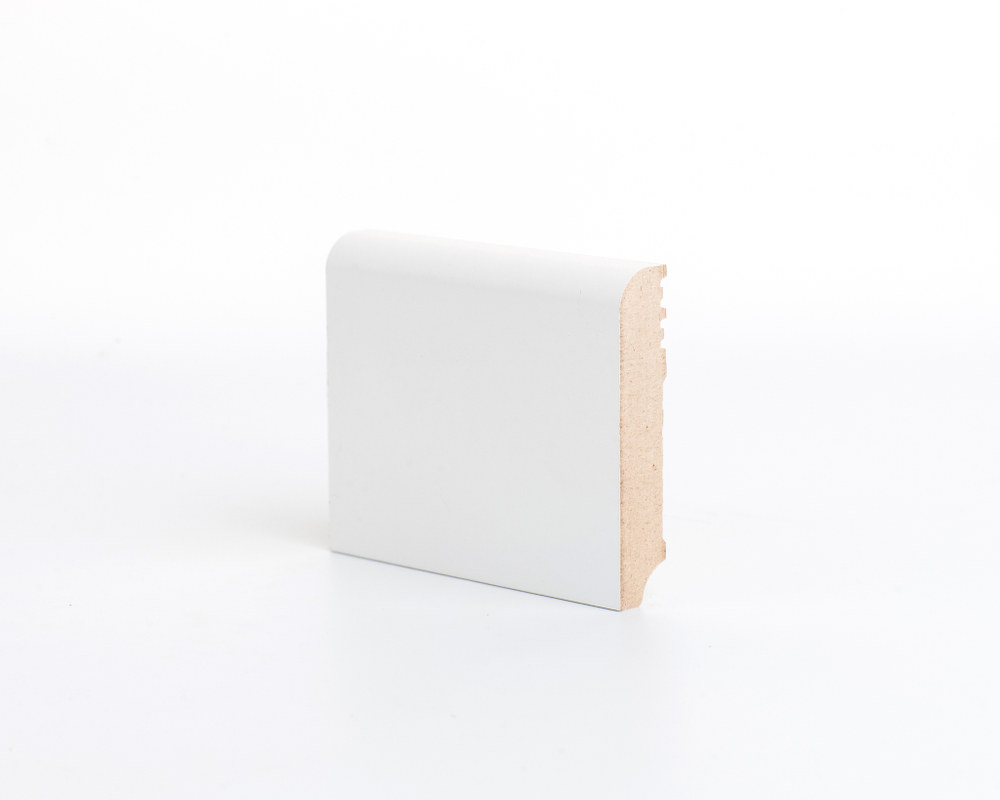 Плинтус напольный под покраску P2.80.16 МДФ Deartio 80x16x2070 мм