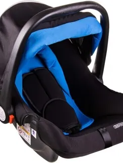 Автокресло детское 0+ гр Skyway Егоза (0-13 кг/ 0-1 лет) Черно-синее, S02801019