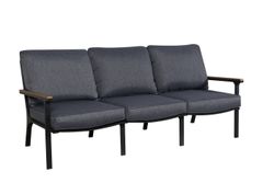 "Крокус" лаунж-зона 5-местная из алюминия, цвет темно-серый