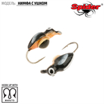 Мормышка вольфрамовая Spider 4525 "Нимфа с ушком" (2.5мм, 0.22гр)