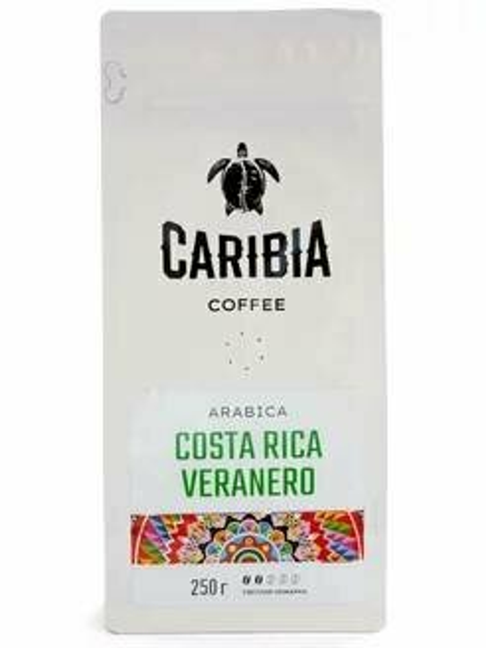 Кофе CARIBIA натуральный жареный в зернах Arabica Соsta Rica Veranero 250г