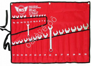 Набор ключей комбинированных 26пр.(6-36мм) в сумке М5 5268м5