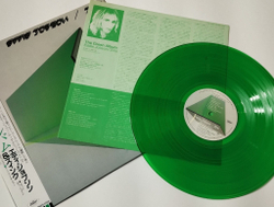 Винтажная виниловая пластинка LP Eddie Jobson Zinc The Green Album (Japan 1983) (Obi) (Green Vinyl)