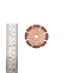 NS05-2124-RF Диск шероховальный, Ø50x6мм, AH 3/8''-24 thread, 24 Grit