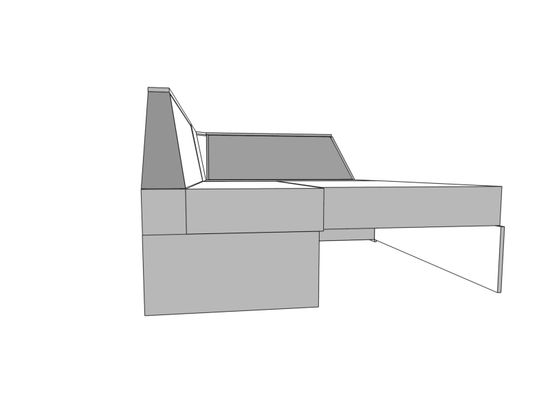 Диван кухонный угловой КЕННЕТ со спальным местом правый
