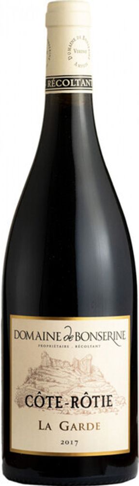 Вино Domaine de Bonserine Cote-Rotie La Garde АОC, 0,7 л.