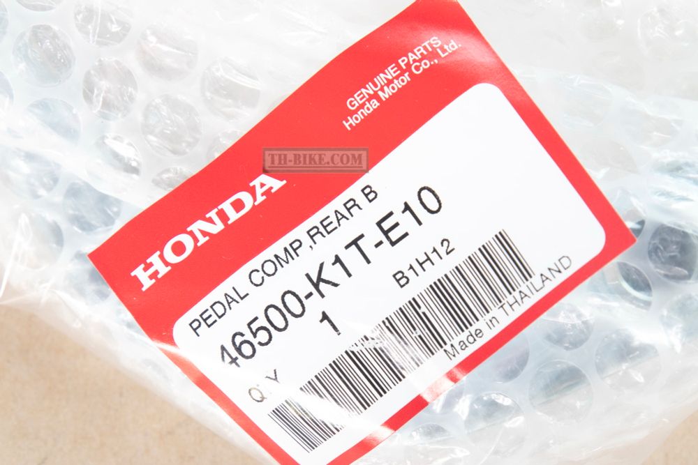 46500-K1T-E10. PEDAL COMP., RR. BRAKE. Rear brake pedal CRF300
