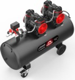 Компрессор поршневой безмасляный SUNREKA GFC510/120DS малошумный 216117