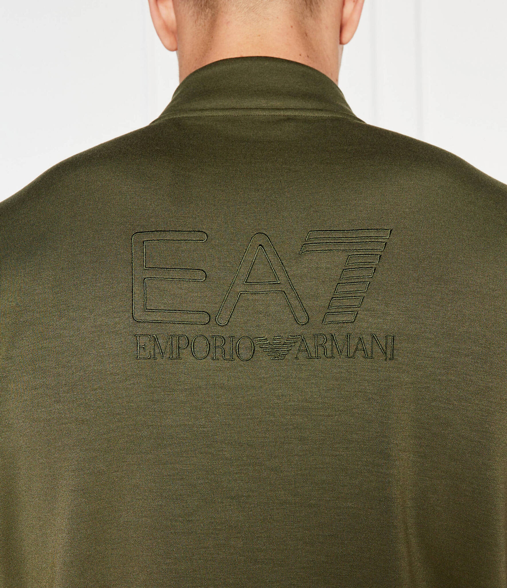 Худи EA7 - оливковый(6DPM83 PJZKZ)