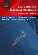 Костюм Magnum зимний Rubicon -15°С 15/23 Чёрный/Синий MFW1-RBC-1BLB -