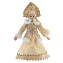 GAEM Снегурочка с ёмкостью для конфет, L18 W13 H36 см