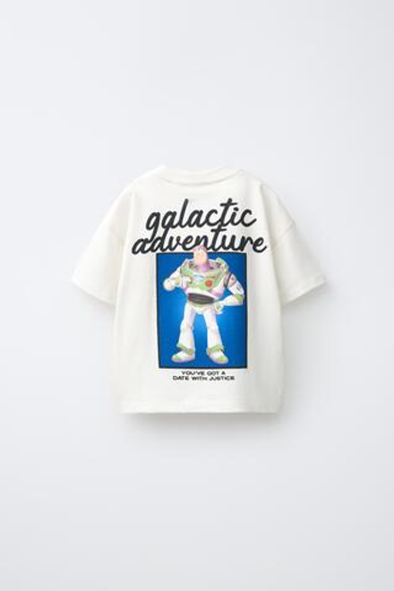 ZARA ФУТБОЛКА С ПРИНТОМ TOY STORY © DISNEY PIXAR, БЕЛЫЙ