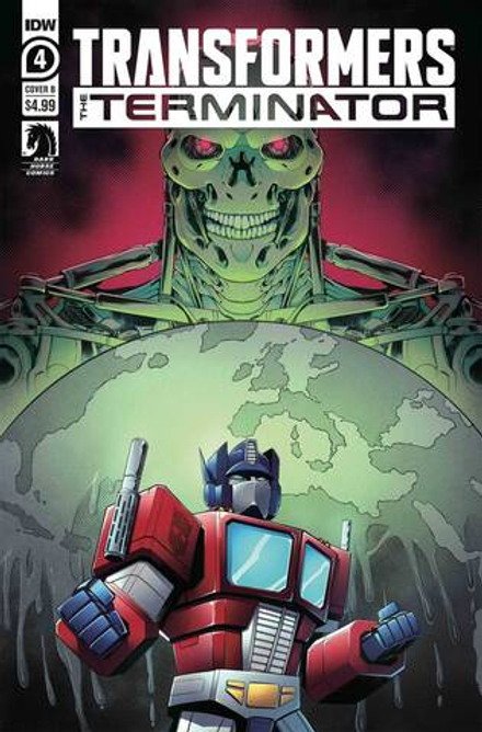 Комикс Transformers vs Terminator #4 (of 4) (Обложка B - Montfort)