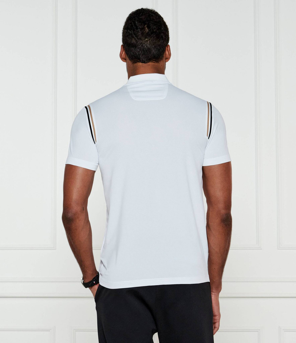 Поло BOSS x Matteo Berrettini Pariq MB 8 BOSS GREEN - белый(50534347)