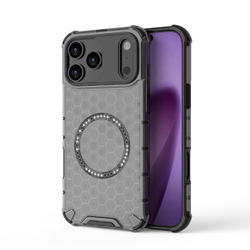 Прозрачный чехол Honeycomb Magnetic Case для iPhone 17 Pro Max