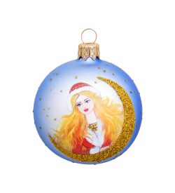 Элита НФШ-1007/1 Ел. украшение Шар «Снегурочка» 65 мм