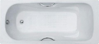 Чугунная ванна Goldman Donni 170x75x33,5x41 с ручками