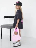 Летний костюм для девочки с велосипедками