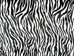Эластичный бельевой атлас-стрейч, зебра (Арт: ASP-012)