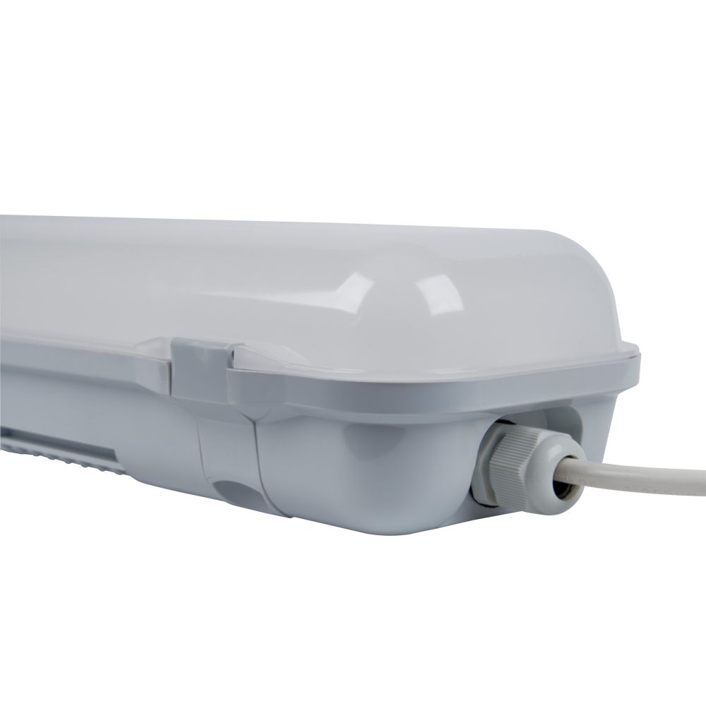 ULY-K70N 60W-4000K-L126 IP65 WHITE Светильник светодиодный промышленный. Белый свет 4000K. 7400Лм. 1265X124x90мм. Корпус белый. TM Uniel