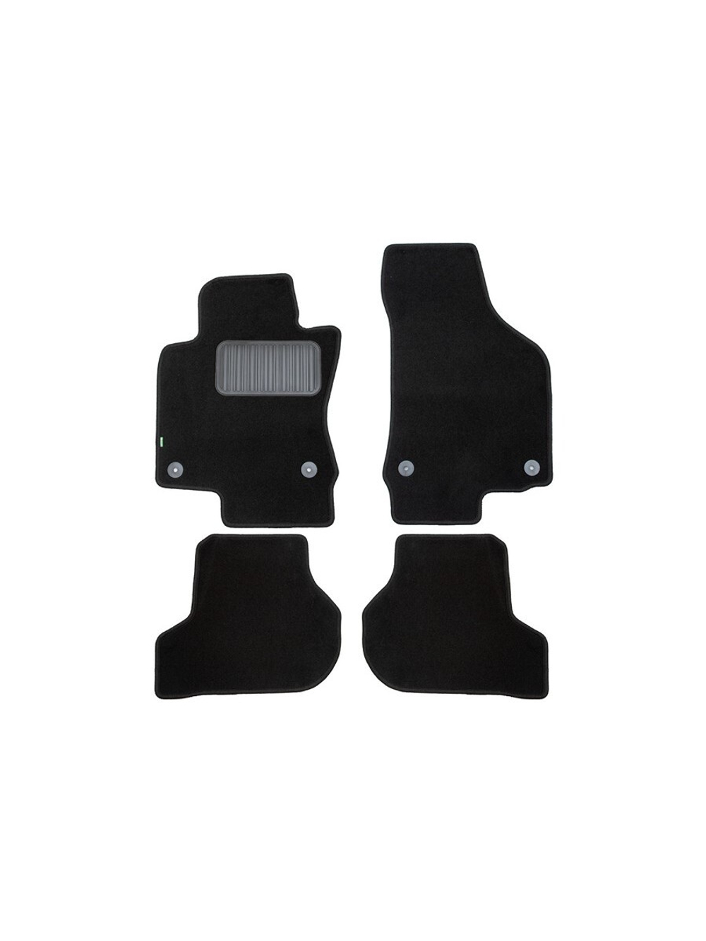 Коврики в салон для VOLKSWAGEN Jetta V АКПП 2005-2011, седан, 4 шт. (текстиль) KLEVER02511401210KH