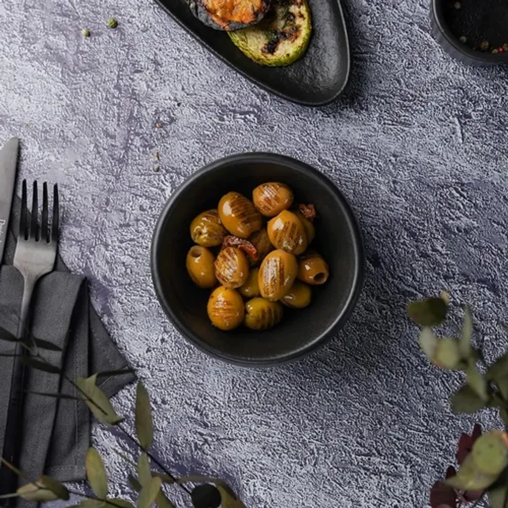 Салатник 250 мл d 11 см h7,5 см Smooth Black Raw Stellar P.L. Proff Cuisine [6]