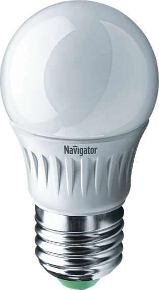 Лампа светодиодная Navigator G45 220V Е27 8,5W 2700K шар 28671