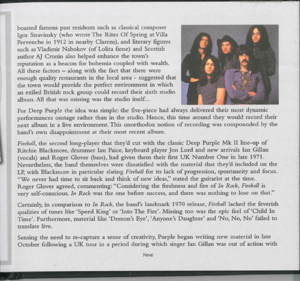 Deep Purple / Machine Head (Limited Edition)(4CD+DVD Audio)