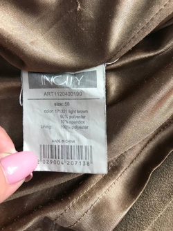 Платье Incity под замшу, визуально на 50 размер