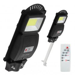 ЭРА Консольный светильник на солн. бат.,COB,с кронштейном,20W, с датч.движ., ПДУ, 450lm, 5000К, IP65