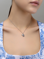 Колье "Simple words T" Silver