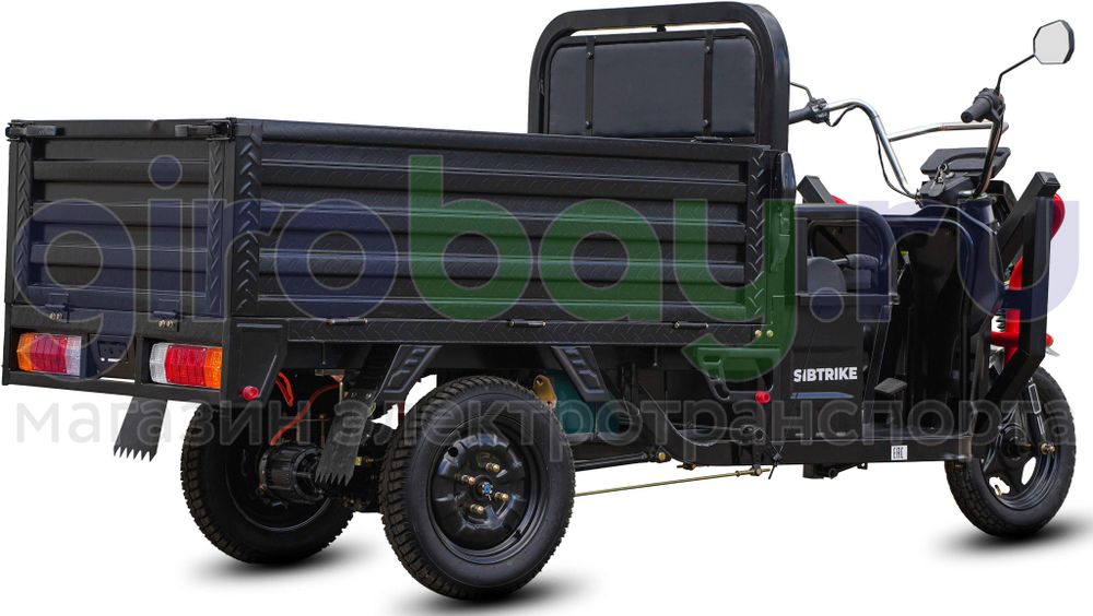 Грузовой электрический трицикл WHITE SIBERIA SIBTRIKE CARGO 1500W (60V/36Ah) - версия 2025 года фото №17