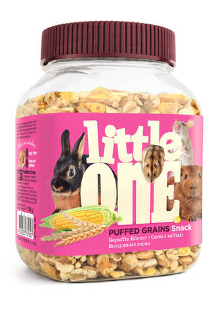 ЛИТЛ ВАН Воздушные зерна Лакомство для всех видов грызунов банка 100 гр