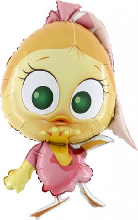 Г Фигура Цыпленок воздушный поцелуй 36''/91 см.